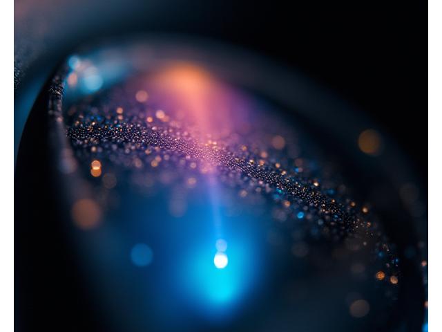 제로-왜곡 렌즈 코팅 기술이 적용된 정밀 광학 렌즈의 클로즈업